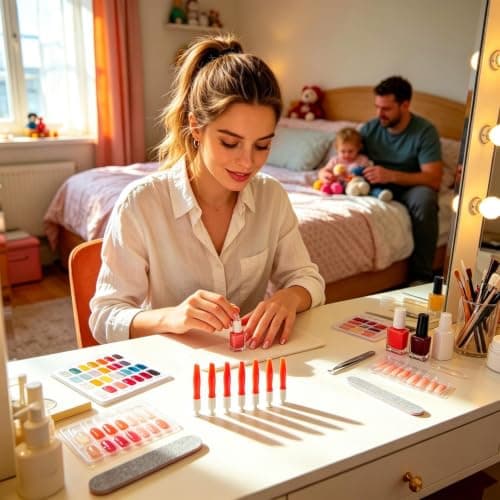 Press on Nail Tool Kit Silicone Suction Cup Applicator — view 2
