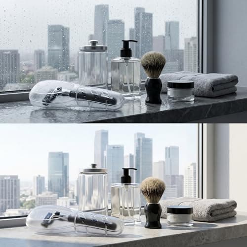Elegaperma 4 Pcs Transparent Razor Case,Plastic Clear Safety Razor Cover — view 6