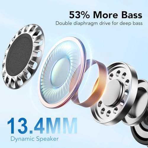 QXQ S26 Wireless Earbuds, In Ear Noise Cancelling Bluetooth 5.4 Headphones — view 3