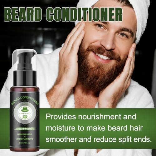 XIKEZAN Beard Grooming Kit for Men Gifts/Cedarwood-Soften,Soothe Beard — view 4