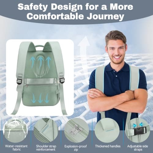 Xkdoai 30L for Easyjet Cabin Bag 45x36x20 Underseat Backpack Hand Luggage — view 5