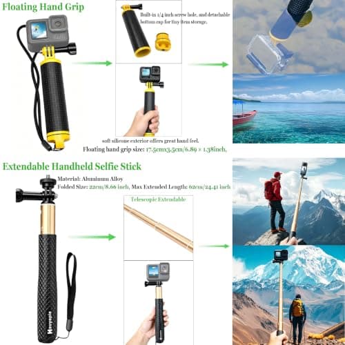 Hauyapie Action Camera Accessories Kit Bundle YP08 — view 5