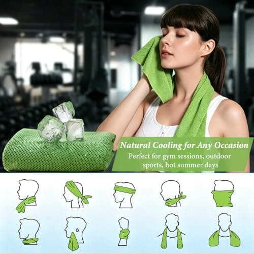 KANGSIT Cooling Towel, 4 Pack for Neck, 30 x 100cm — view 5