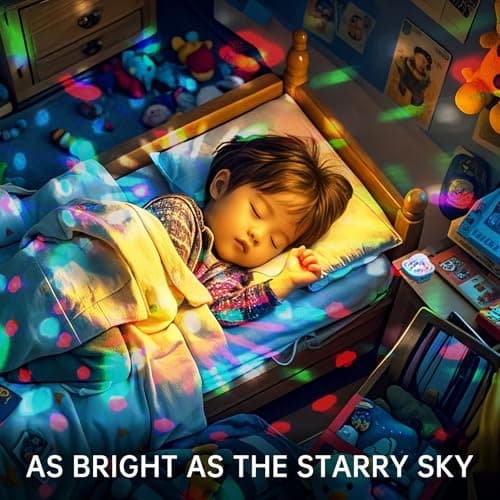 Lancoon 2 Pack Disco Ball Light, Wearable Mini Portable LED Lamp Night Strobe Watch Bracelet USB Charging Voice Controlled with Suction Cup for Kid Party Car Dancing DJ Club(Blue) — view 6