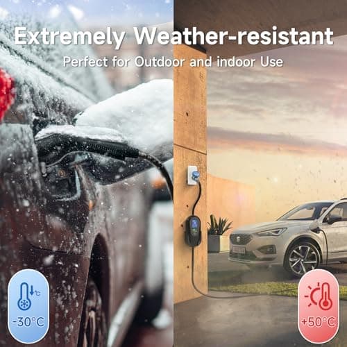 AFYEEV EV Charger 7kw Type 2 8M, Portable EV Charger Cable with Smart App — view 6
