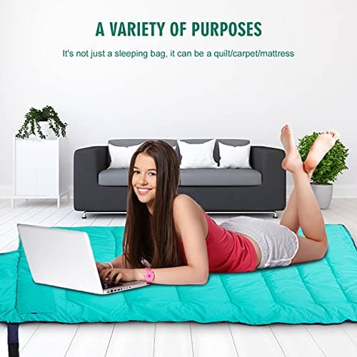 Sleeping Bag - Electric Heated Sleeping Bag USB Power Support Heating Pads - Compact Waterproof Sleeping Bag with Portable Compression Bag for Camping, Backpacking, Hiking (Power bank NOT included) — view 5