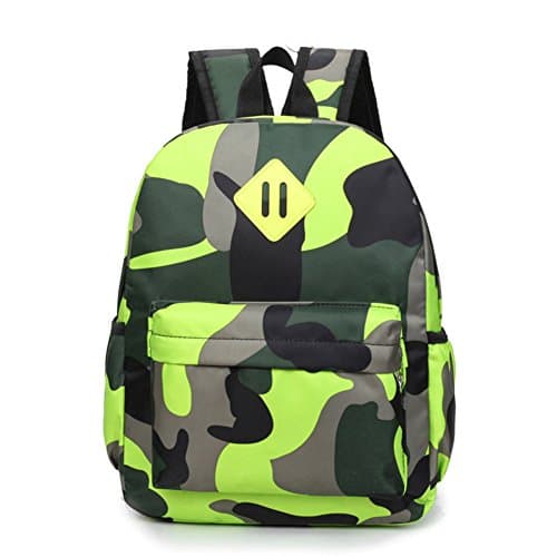 Estwell Boys Girls Backpack Primary Student School Bag Children Camouflage Shoulder Rucksack Travel Sports Daypack