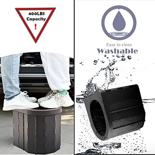KINSPORY Portable Toilet, Camping Toilet, Camping WC — view 4