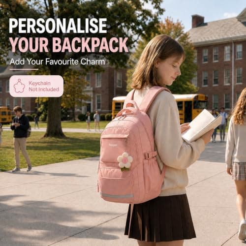 Taygeer School Bag for Girls, Lightweight Backpack for Teenage Girls Women — view 2