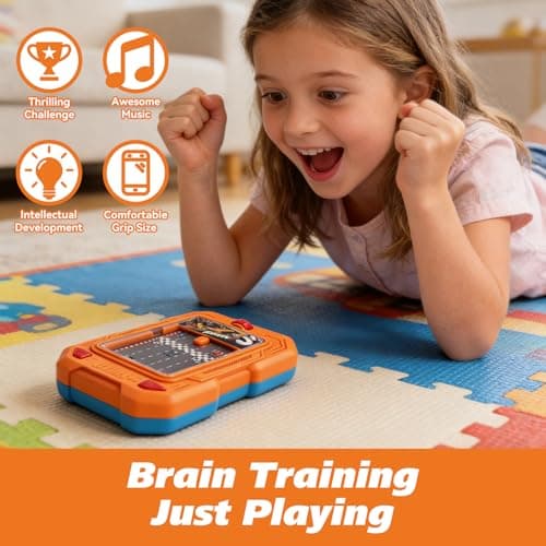 Meemazi Racing Adventure Car Toy, Toddler Travel Toys Pocket-Sized Vehicles Car Game, Mini Racing & Driving Games with Light and Sounds, Party Favors Birthday Gifts for 3 4 5 6 Year Old Boys Girls — view 3