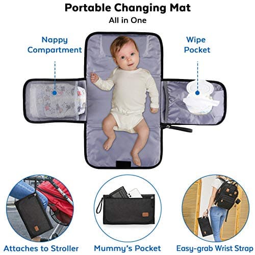 Dikaslon Baby Changing Bags Backpack, Large Baby Bag, 19 Pockets, Outdoors — view 5