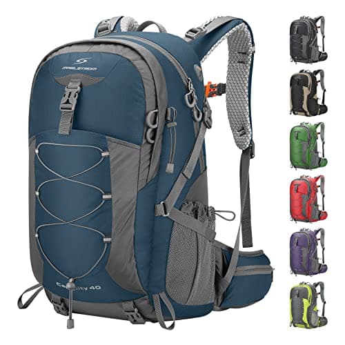 Maelstrom 40L Hiking Backpack, Lightweight Camping Daypack with Rain Cover