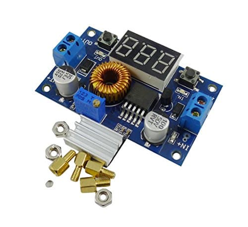 DollaTek Small DC Buck Voltage Converter Step Down Voltage Regulator Module Board 4-38V to 1.25-36V 5V/12V Adjustable Output Voltage Stabilizer Transformer — view 2