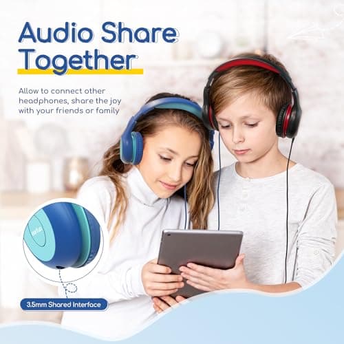 EarFun Kids Headphones Wired, 85dB Volume Limit — view 6