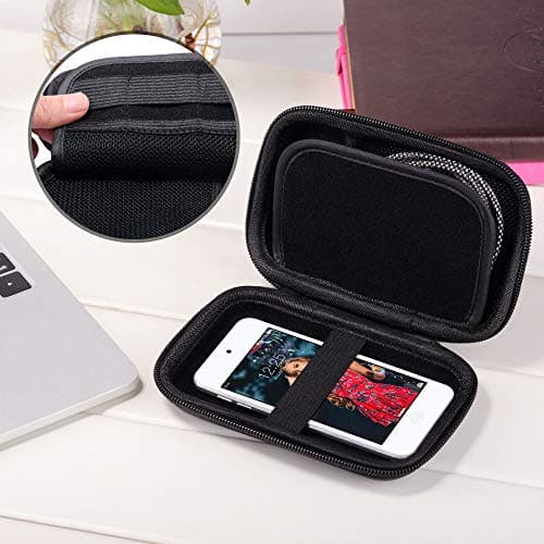 ULAK MP3 MP4 Player Case Portable Travel Box for iPod Touch, Black — view 6