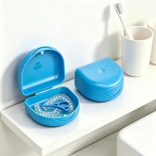 ARGOMAX Slim Retainer Case with Magnetic Closure, Sky Blue — view 6