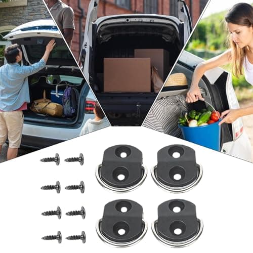 Eoixuqba Car Hook Fixing Points, Luggage Net Floor Hooks, Trunk Cargo Net Lashing Hooks, Vehicle Luggage Tag Net Hooks, Car Rear Trunk Clips, Mesh Replacement Hooks — view 4