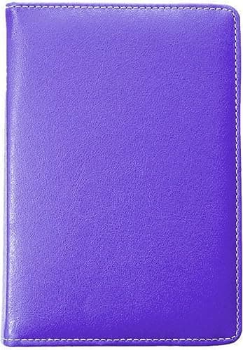 World biz Universal 8 inch Tablet Case, PU Leather Stand Case Folio Cover 360° Rotating Case Fits for All 8.0" Inch Samsung, Lenovo, Acer, Huawei, Sony, iPad, Toshiba Android Tablets (Purple) — view 3