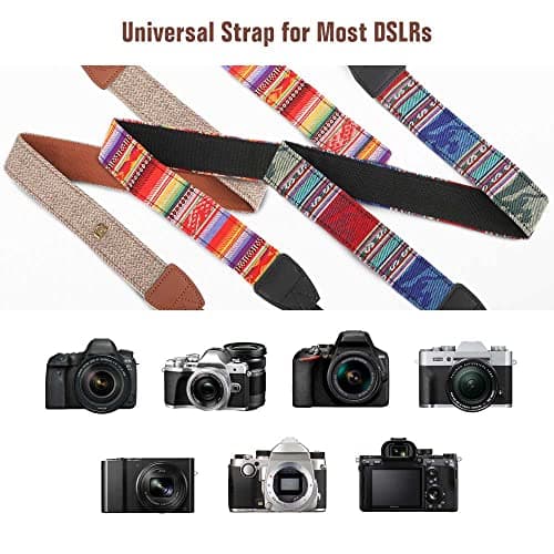 MoKo Camera Strap Compitable with Canon/Sony/Nikon/Minolta/Panasonic/DSLR — view 2