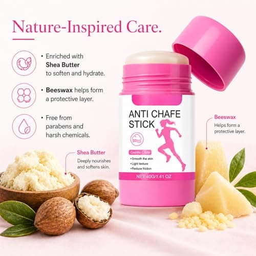 Anti Chafe Balm Stick, Anti Chafe Balm for Thighs, Feet & Underarms — view 5