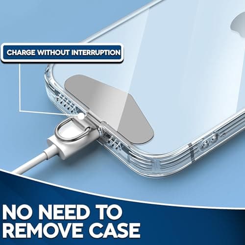 ARIATI 4 Pack Phone Tether Tabs – Universal Lanyard Patch Connector for Smartphones – Stainless Steel Phone Strap Pad – Durable Phone Lanyard Adapter for Case & Mobile Accessories — view 3