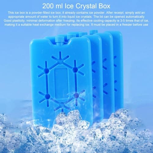 Reusable Freezer Ice Packs For Cooler 4 Pack Long Lasting — view 6