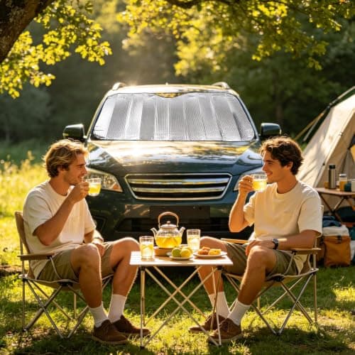 Car Windshield Sunshade Vehicle Window Urban Driving Sedans SUVs RVs Summer — view 2