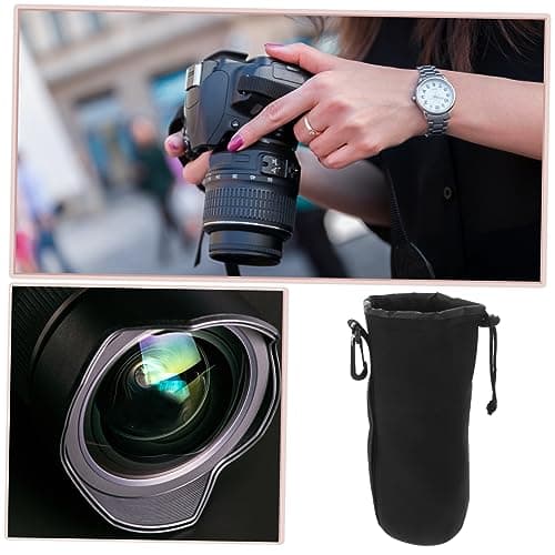 CHICAMPERA Shockproof Waterproof Camera Lens Bag XL High Elasticity Protective Pouch for DSLR Lens Storage and Travel Shock Absorption — view 4