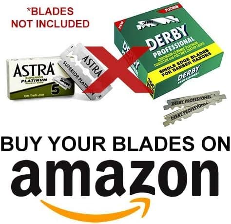 DG® Cut Throat Razor Kit - 24k GOLD Lock Matte Black Color - Straight Edge Razor for Barbers & Personal Use - Stainless Steel - Moustache & Beard Shaving - Shaving Kit — view 2