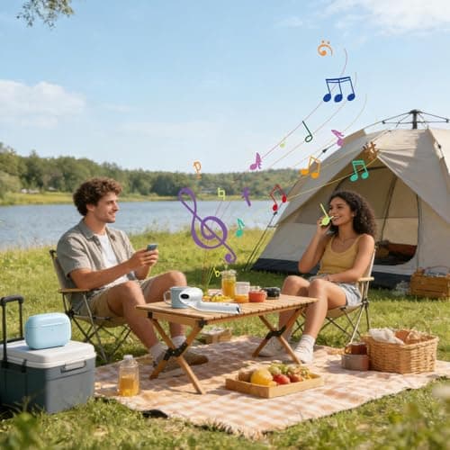 Giant Earphone Speaker,Portable Wireless Giant Earbud Speaker,Funny Novelty Large Headphone Players Rechargeable Battery for Biking Camping Shower Birthday Car — view 2