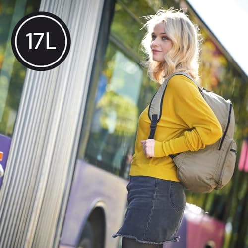 Go Travel Foldable Cabin Approved Backpack - Ultra Lightweight, Light Grey — view 6