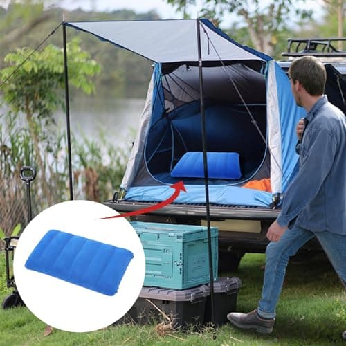 Baieye Camping Pillow 4 Pack, Inflatable Travel Pillows for Beach & Car — view 6