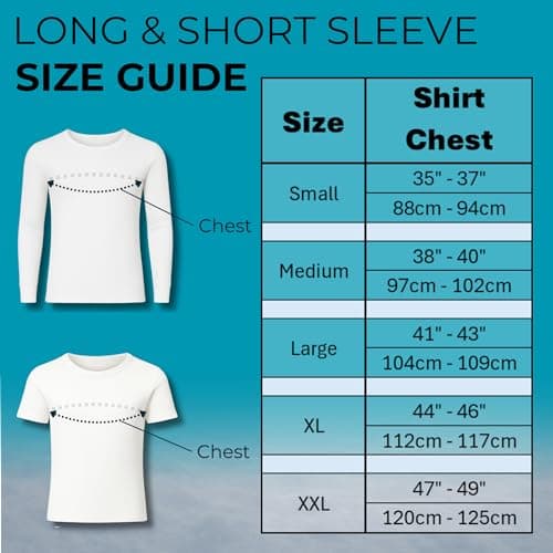 Deck and Beach Mens 4 Pack Thermal Tops Long Sleeve or Short Sleeve 0.40 TOG Warm Soft Touch Base Layer Undershirts for Winter (White, Medium) — view 4