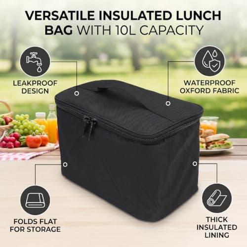 GLOGLOW Insulated Lunch Bag Insulated — view 5