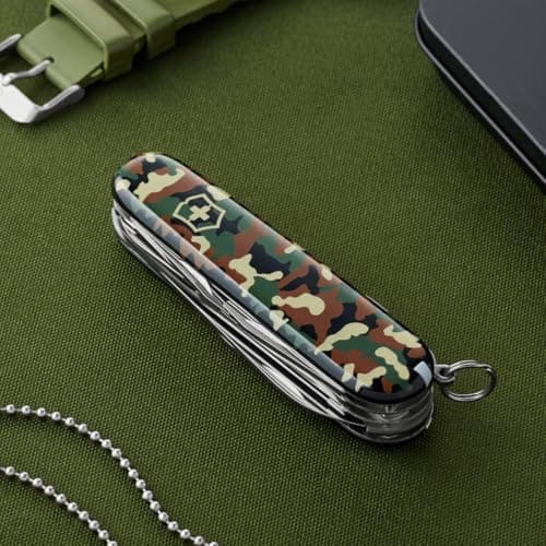 Victorinox Huntsman Swiss Army Knife - Multitool 15 Functions Camouflage — view 2