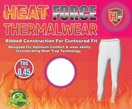 Keanu Heatforce Ladies Thermal Bottoms - Pack of 3 - Winter Warm 0.45 TOG Brushed Underwear Leggings Lady Janes Baselayer (Black, Large) — view 5
