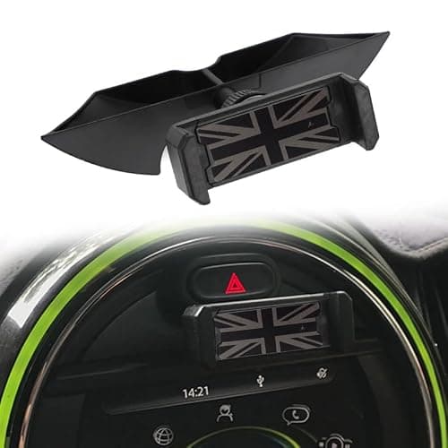 ANZIWU Phone Holder for Mini Cooper, 360 ° Rotation Central Screen Cradle