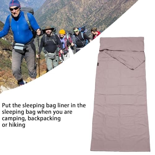 Silk Cotton Travel Sleeping Bag, Sleep Sack, Compact Liner — view 3