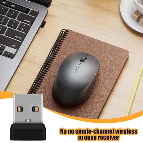 Universal USB Wireless Receiver Adapter - 2.4GHz Dongle For Mouse Keyboard Presenter, Plug And Play Signal Connector | Mini Network Stick For Laptop PC Conference Room Meeting Travel Accessory — view 4