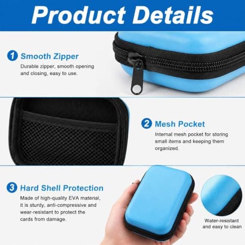 2Pcs Waterproof Playing Card Case Durable Portable Card Game Holder Box — view 3