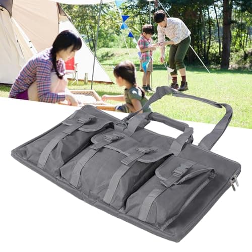 Riuulity Satellite Protective Carry Case, Travel Bag for Gen 3, Large Pocket for Router, Adapter, Cables, Fits for Camping, Outdoor, RV Trip, Portable Carry Bag for Anatnna — view 5