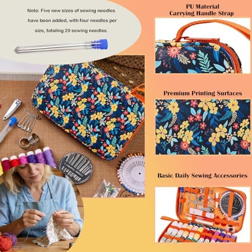 Bobode Travel Sewing Kit for Adults,Arts & Crafts, Emergency,Beginners — view 5