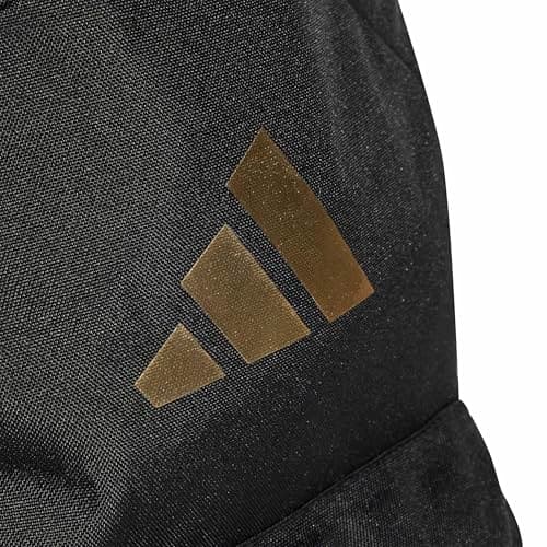 adidas Unisex Classic 3Bars Backpack, black/gold met., One Size — view 5