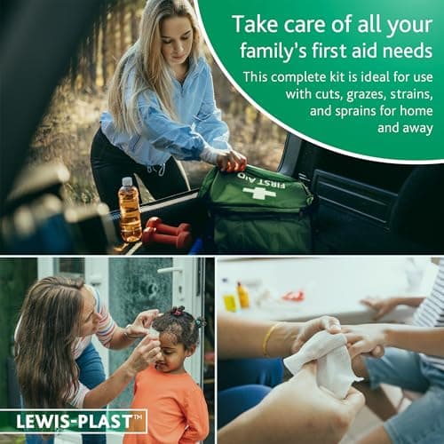 LEWIS-PLAST 224 Pieces All Purpose Large First Aid Kit Haversack - Compact Design for Convenient Storage, Ideal for Home, Office and Sports - Home Medical Kit - Complete First Aid Kit — view 5