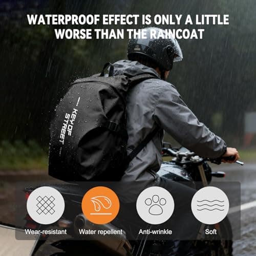 HYC00 Motorcycle Backpacks for Men Women Waterproof Helmet Backpack, Motorcycle Accessories, Laptop Bags, Travel Backpacks, Student School Bags — view 6