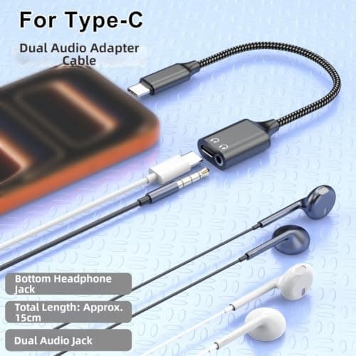 Travel USB C Headphone Compact Size Travel USB C Headphone Compact(Gray) — view 5