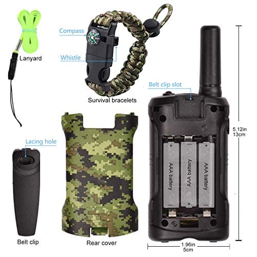 Aikmi Walkie Talkies for Kids Toys and Paracord Bracelets, Gift Boys Girl — view 6