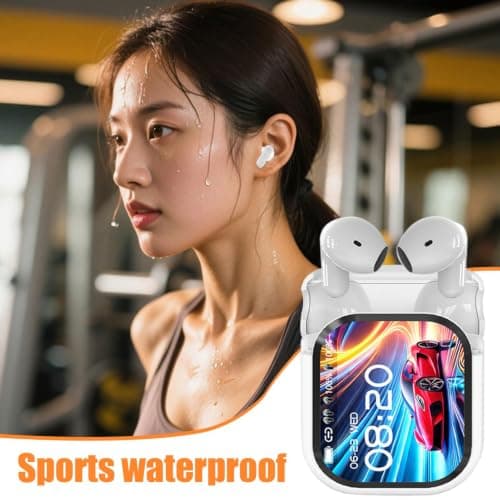 Ne20 Earbuds, Ne20 AI Translator Earbuds with Real-Time Translation | 134 Two-Way Language Translator Earphones, Touch Screen, Noise Cancelling Wireless Headphones for Travel, Business, Gym, Learning — view 4