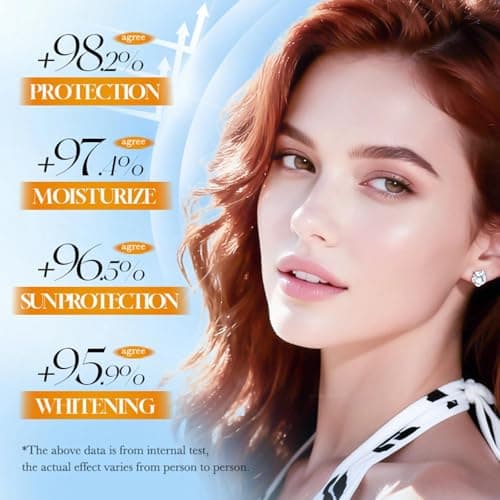 SPF 50+ Travel Size Sunscreen, 50 Pack Mini Sun Cream With Rice Essence, Waterproof Long Lasting Sun Protection for Face & Body, Portable Travel Sun Cream — view 6