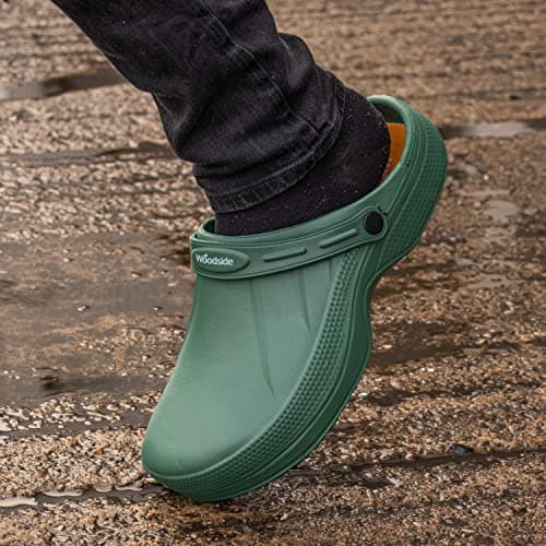Woodside Clog Shoe, Multipurpose- Green Size 9 — view 4